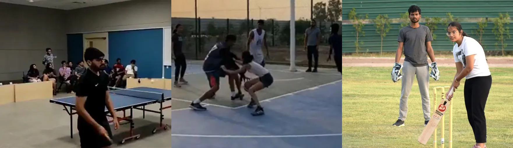 Students doing sports