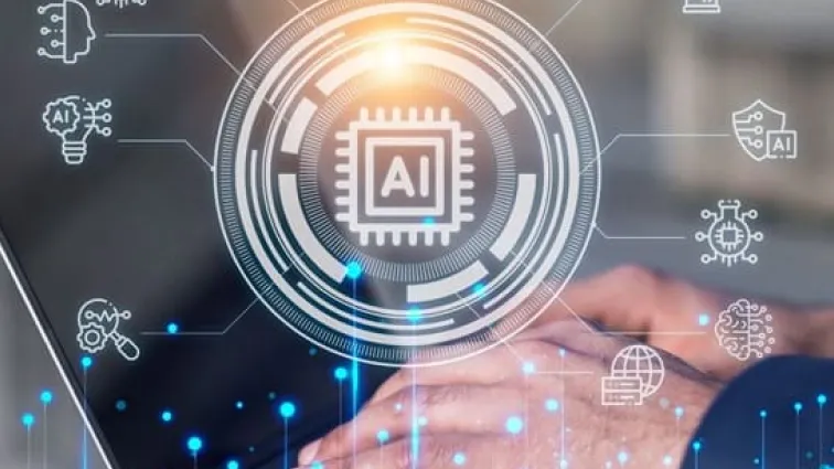 Express Computer coverage titled ‘AI and Tackling the Sustainability Challenge’, about using artificial intelligence to support sustainability efforts.