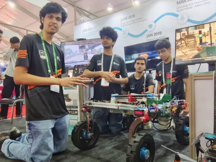 Plaksha Students Present Underwater AI Robot